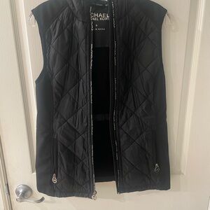 Michael Kors Black Quilted Vest